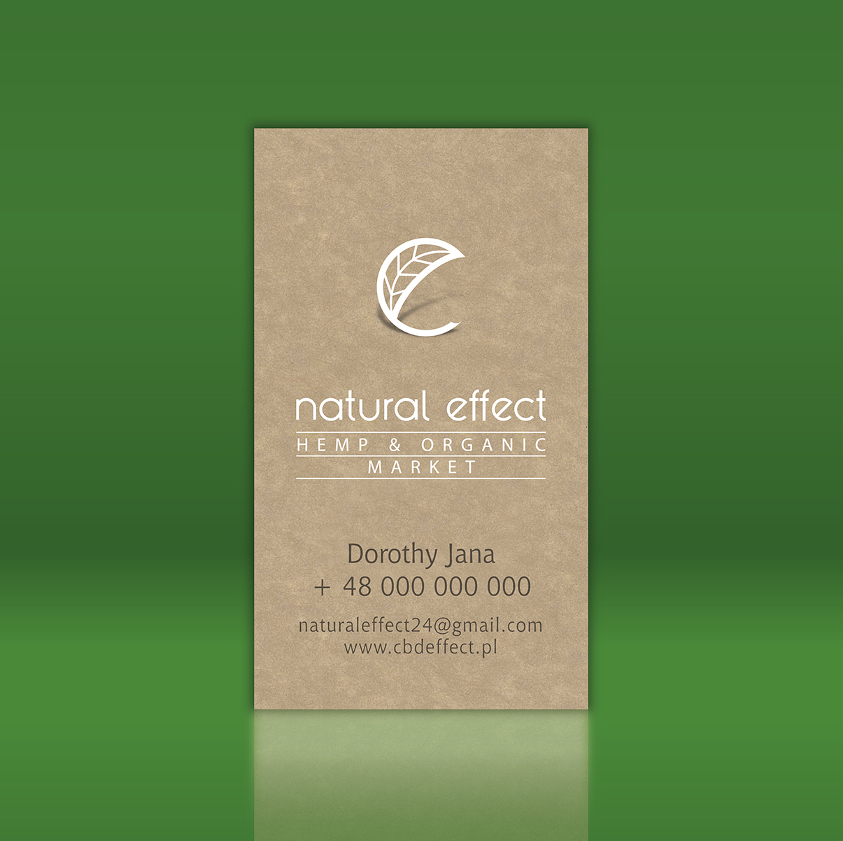 wizytówka Natural Effect
